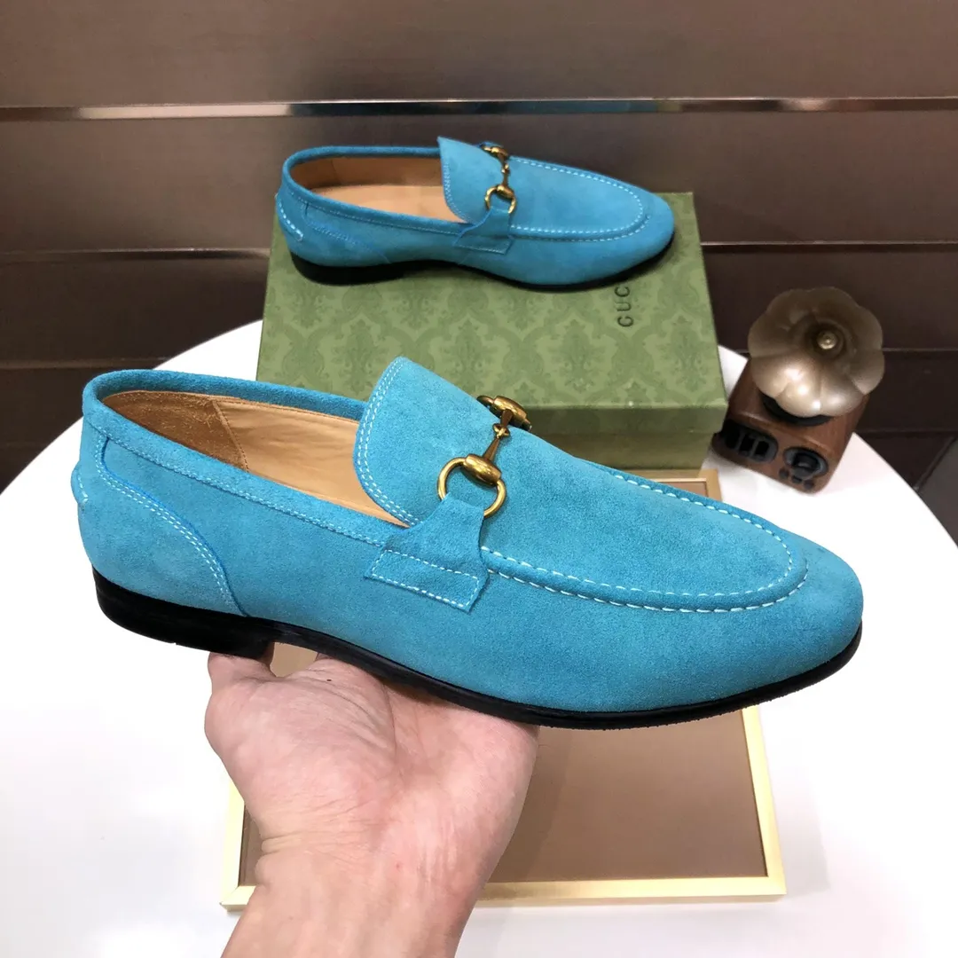 Men's shoes 💰580💰[GUCCI—Gucci] The latest high-end version of Gucci. Official website new model. Available at the same time at counters, the uppers are made of original cowhide imported from Italy/matched with the original special material splicing design concept; "highlight, high-end, grade, extravagance" and exquisite workmanship (original mesh fabric) sole: original factory special outsole size (38-45) (custom-made 45 non-returnable)